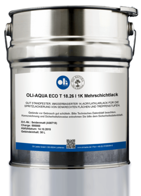 OLI-AQUA ECO T 18.26 I 1K Lakier wielowarstwowy