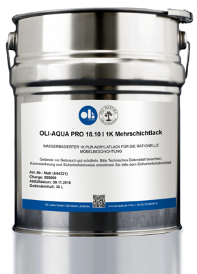 OLI-AQUA PRO M 18.10 I 1k - Lakier wielowarstwowy