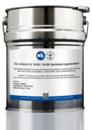 OLI-AQUA UV 19.6X I 1K/2K Spritzlack pigmentiert